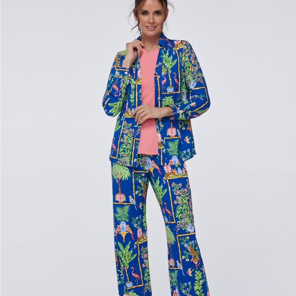 Kenny Dana Palazzo Pants travel wrinkle free travel NWT $140